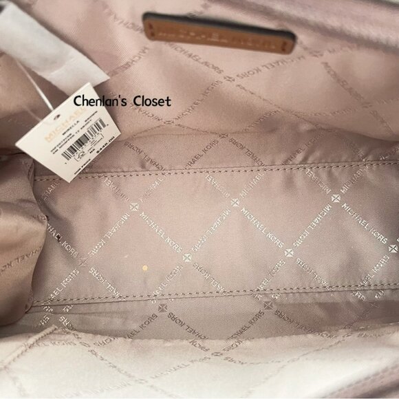 NWT Michael Kors Tote Brown Signature With Gold Hardware - Picture 5 of 7